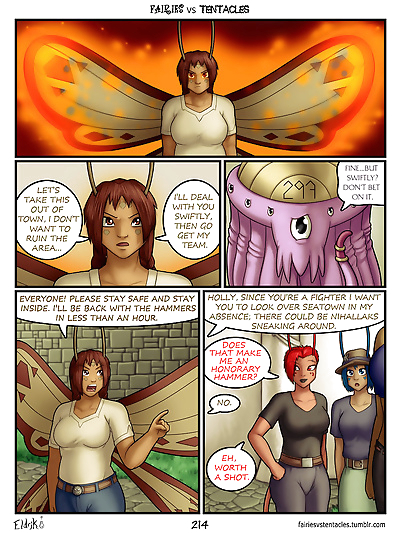 Fairies vs Tentacles Ch. 1-3..
